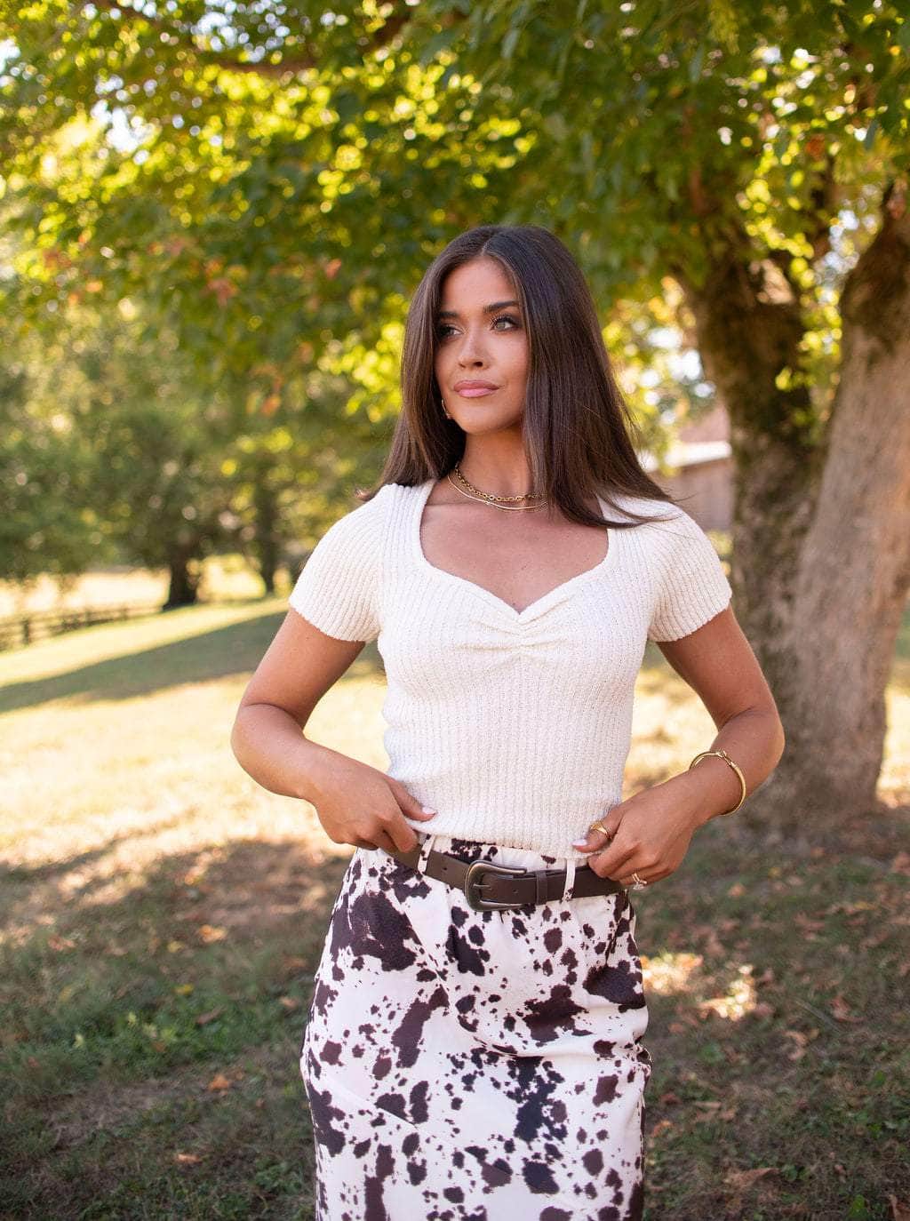 Prairie Side Sweater Top