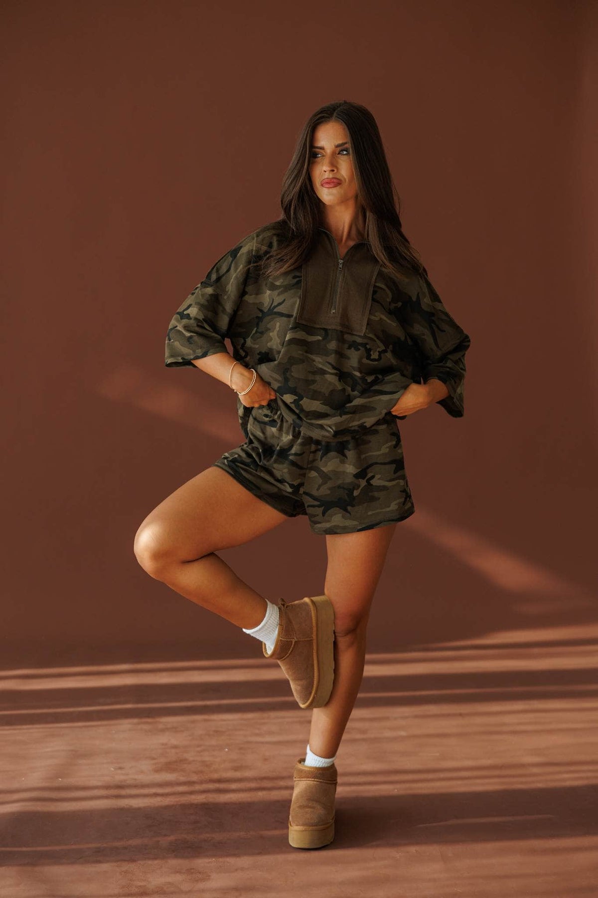 Weekend Warrior Camo Rugby Top
