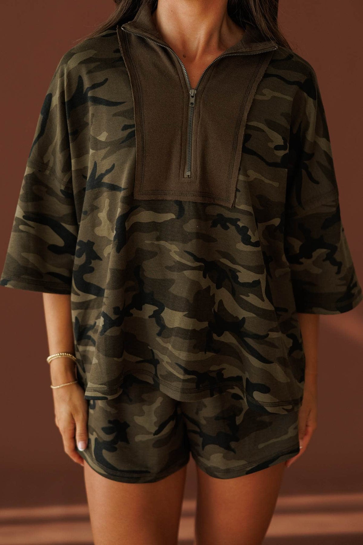 Weekend Warrior Camo Rugby Top
