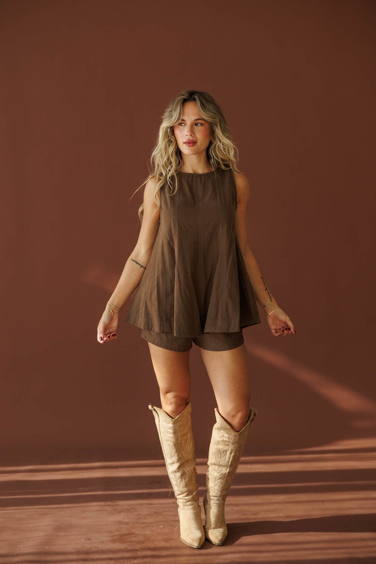 brown