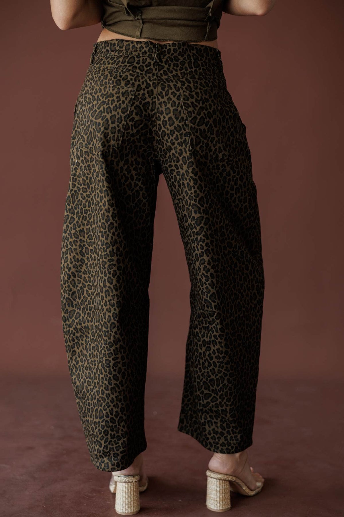 Leopard print pants