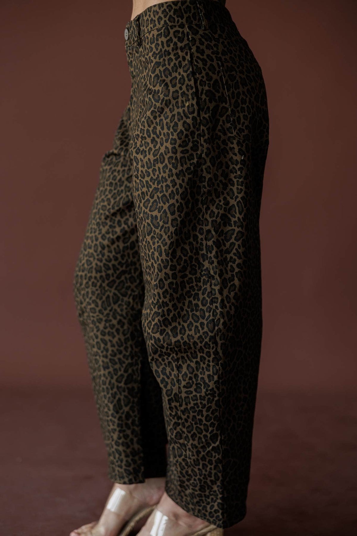 Leopard print pants