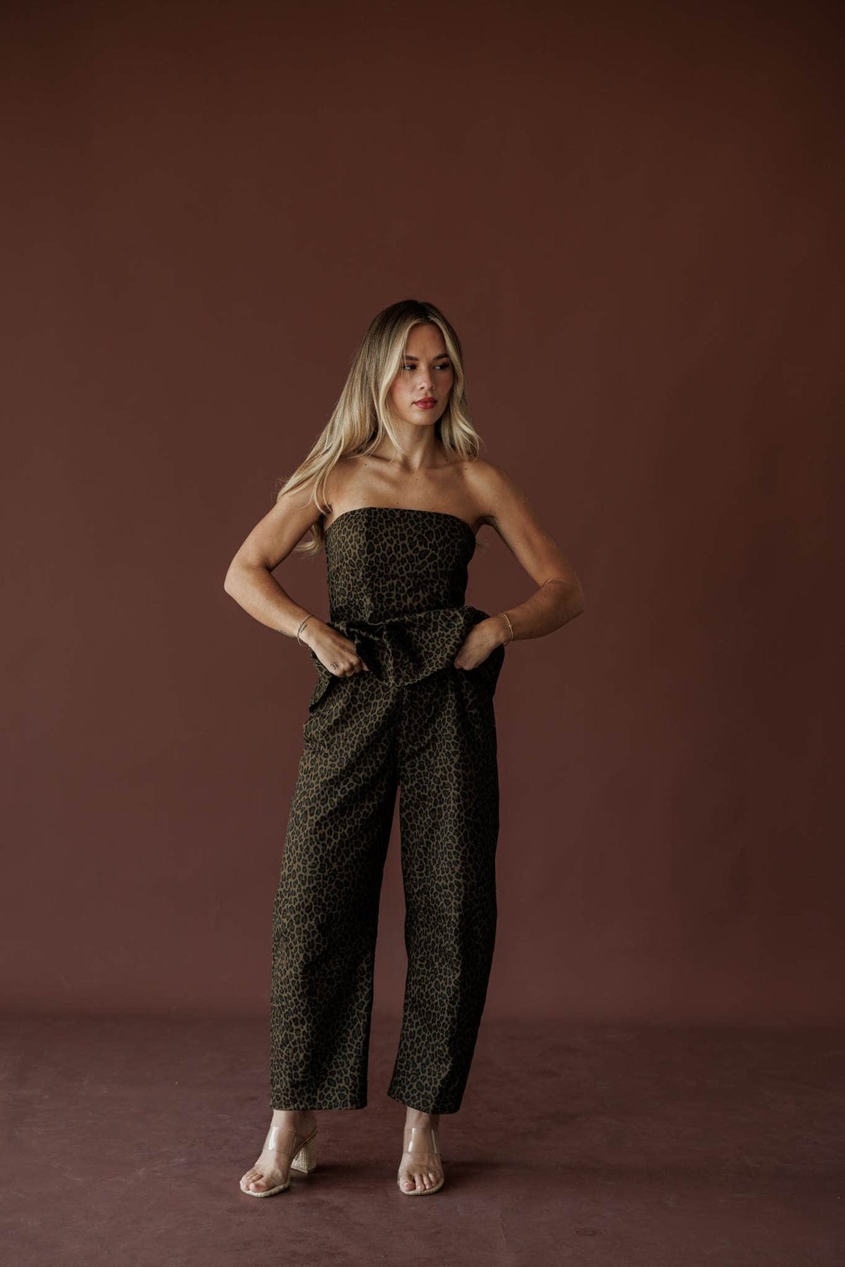 Leopard print pants