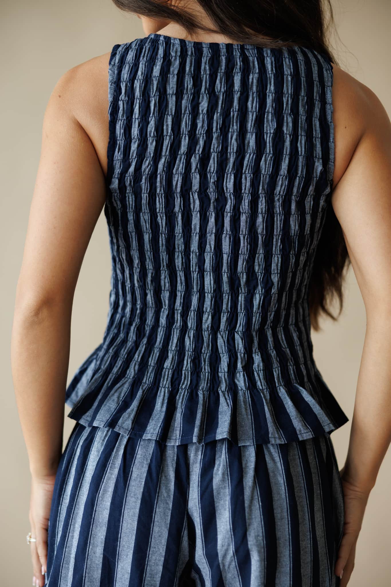Marina Nights Striped Top