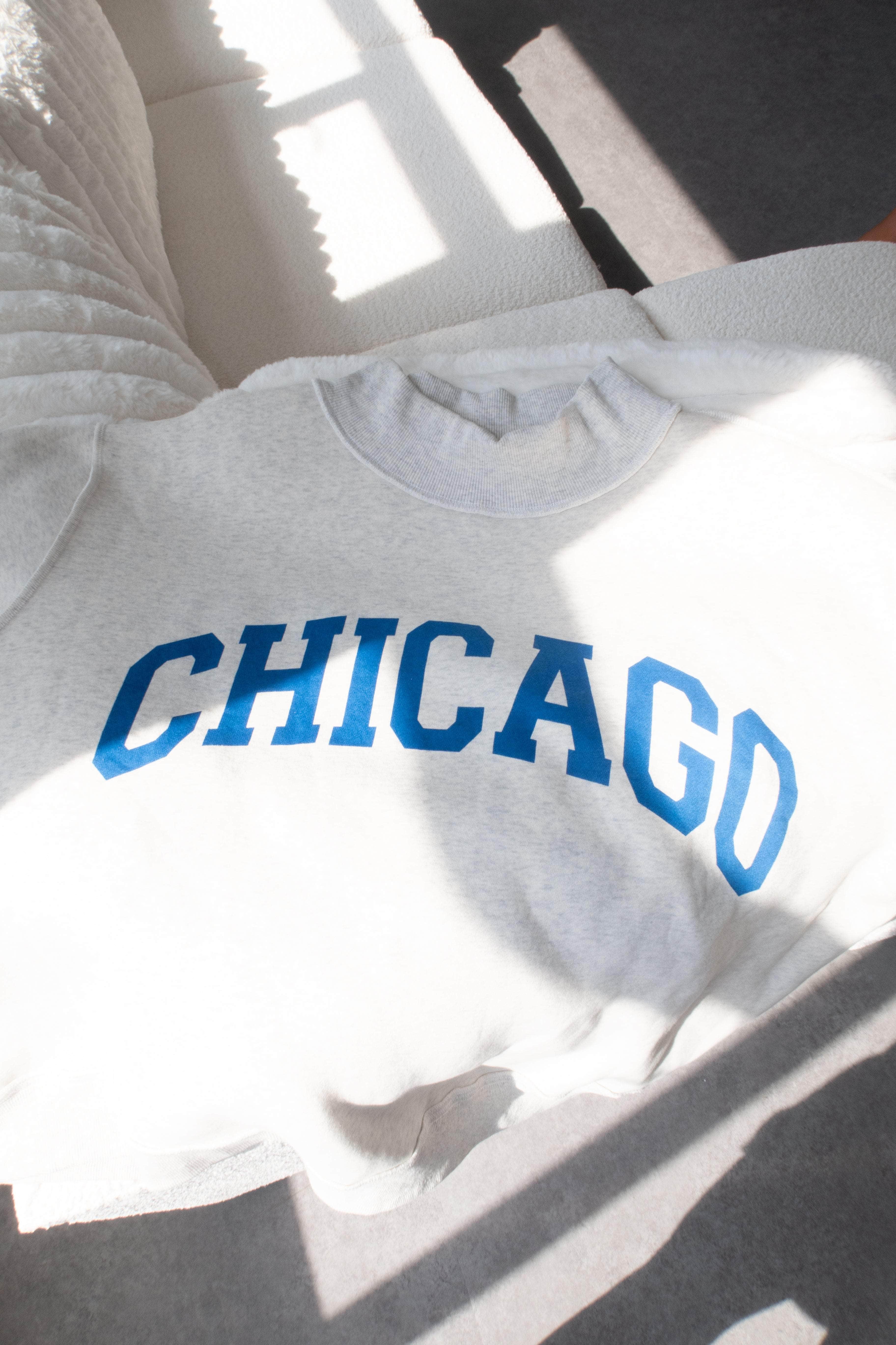 Chicago Reversible Mock Neck Sweatshirt