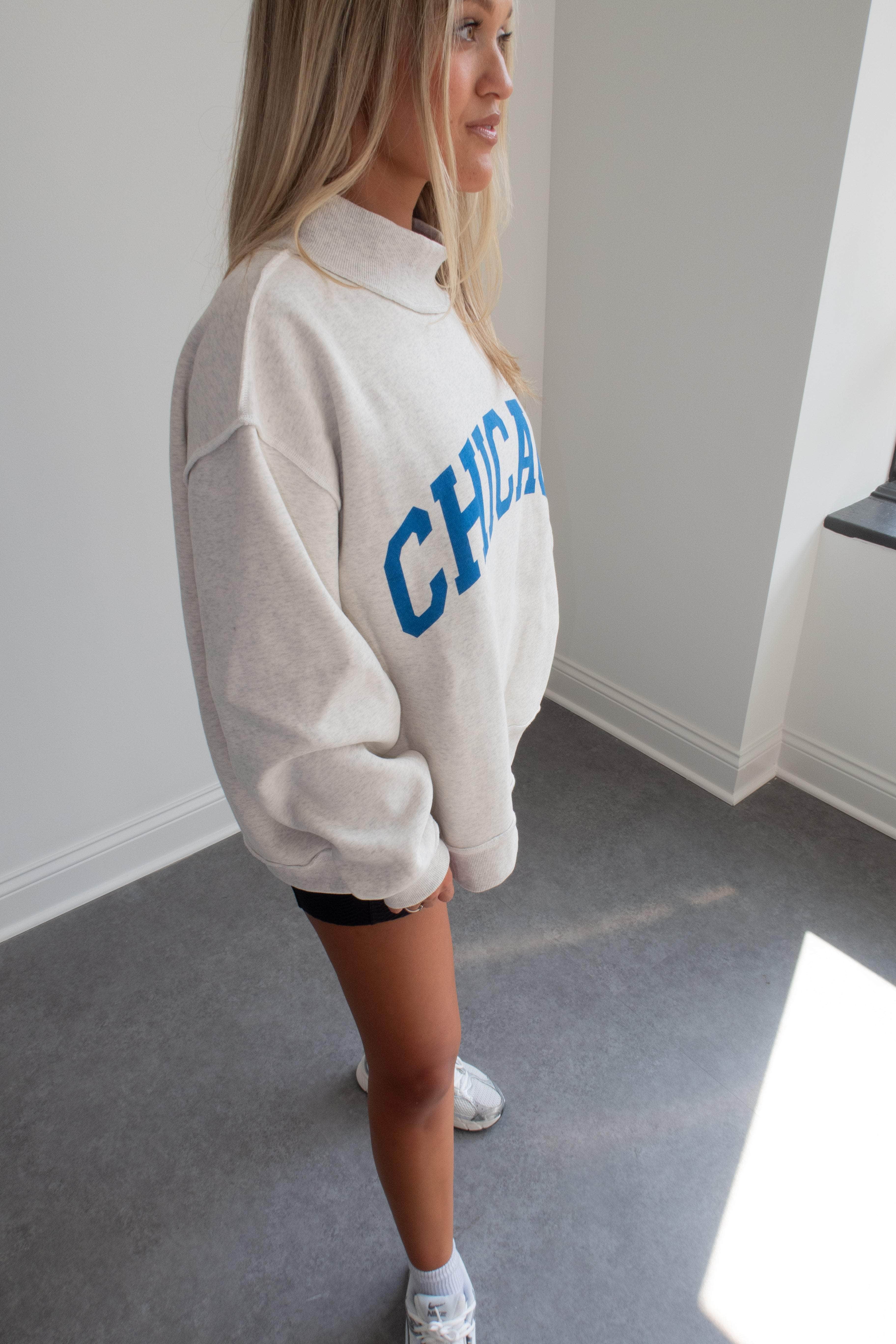 Chicago Reversible Mock Neck Sweatshirt