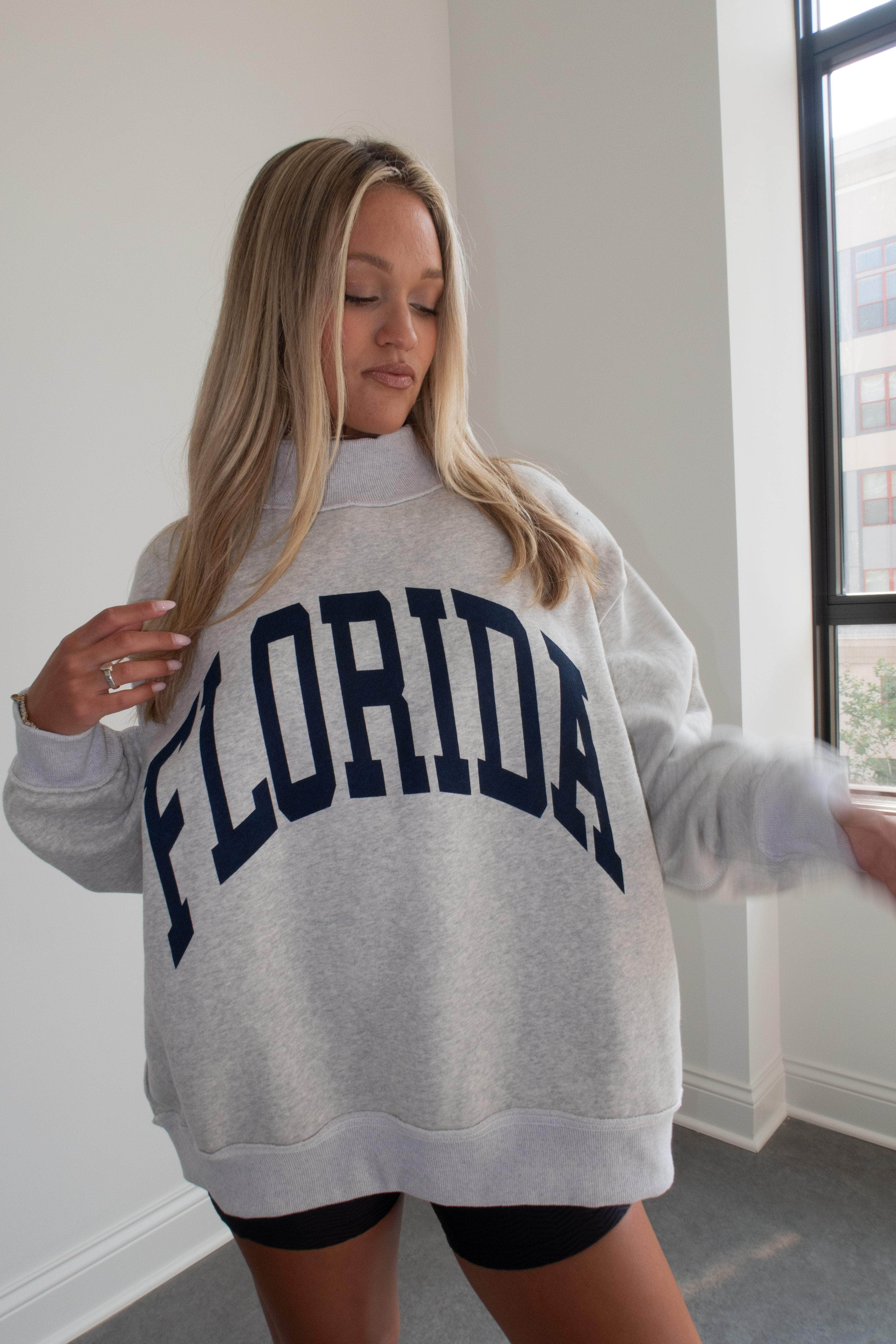 Florida Graphic Sweatshirt | Reversible Mock Neck | Lane 201