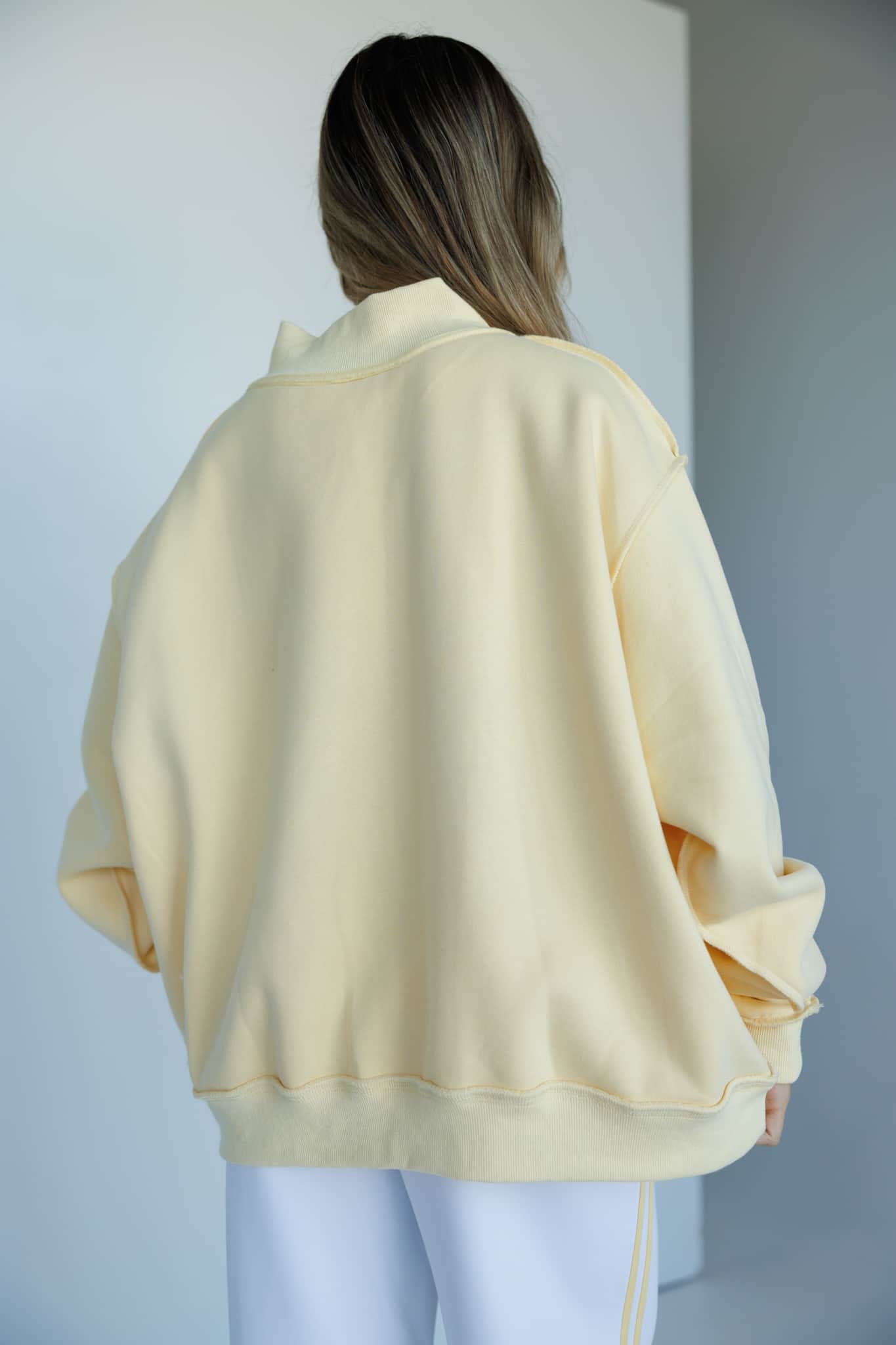 Yellow Lane 201 Mock Neck Sweatshirt