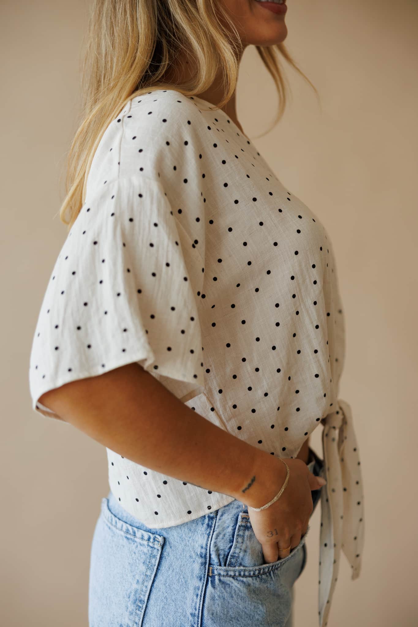 Market Street Tie Top