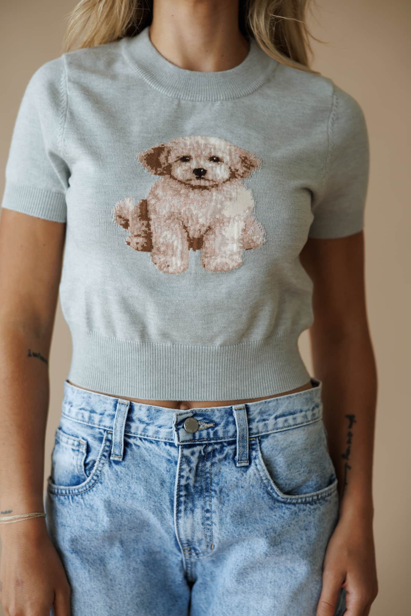 Golden Doodle Sweater Top