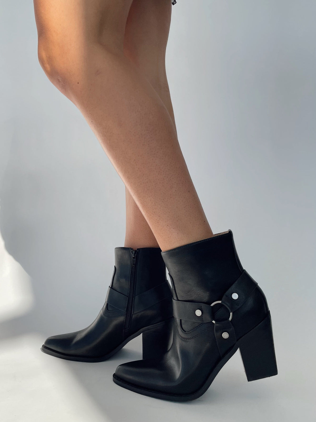 BUCKLE ANKLE BOOTS main image 1