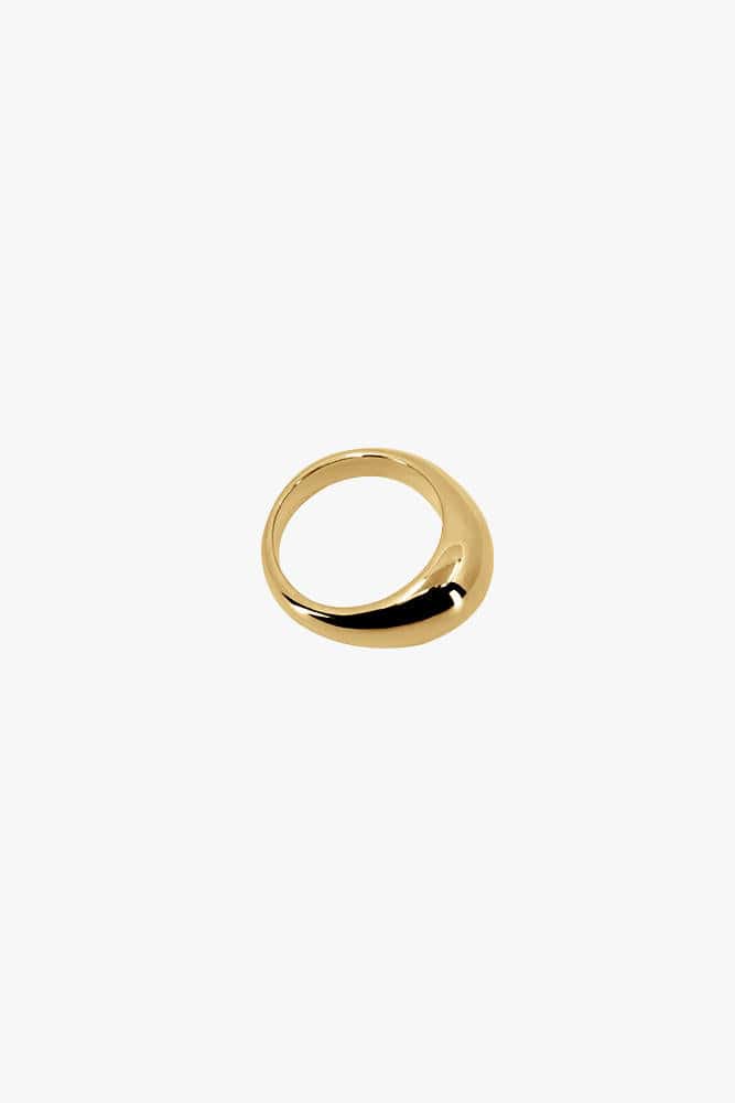 JR1000 simple gold ring by together
