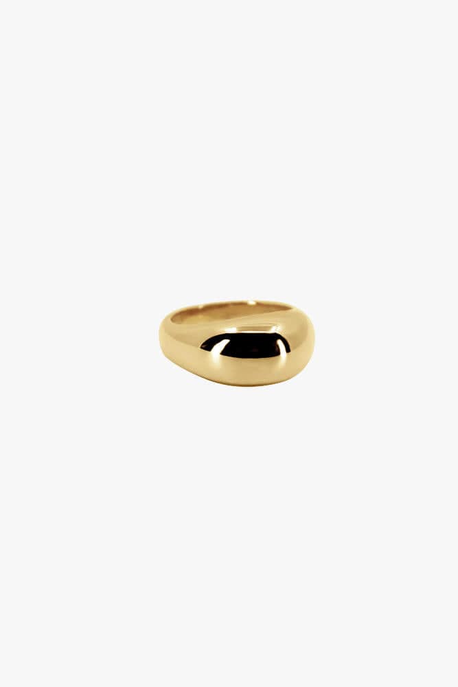 JR1000 simple gold ring by together