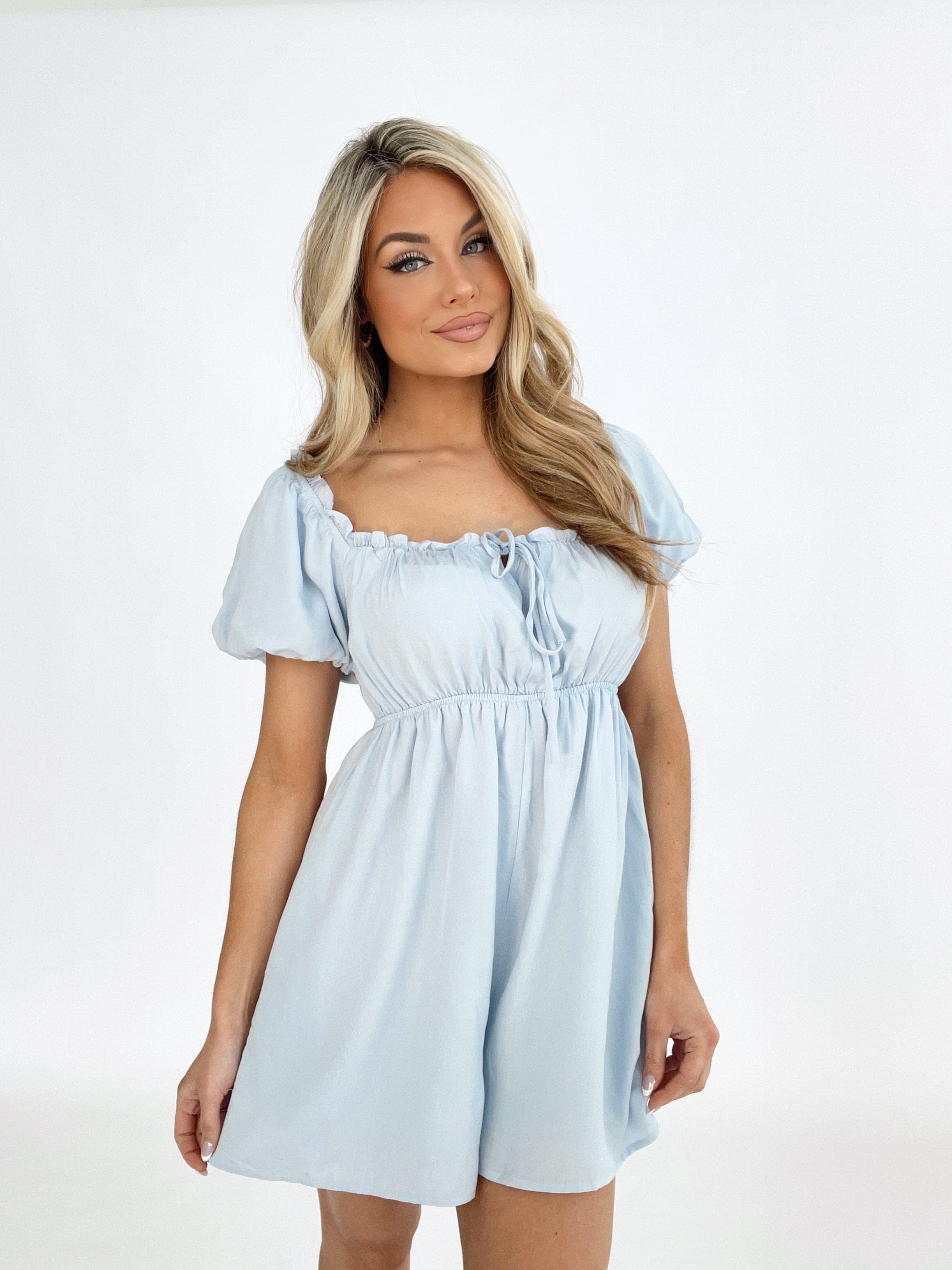 JR37622S puff sleeve romper J. NNA