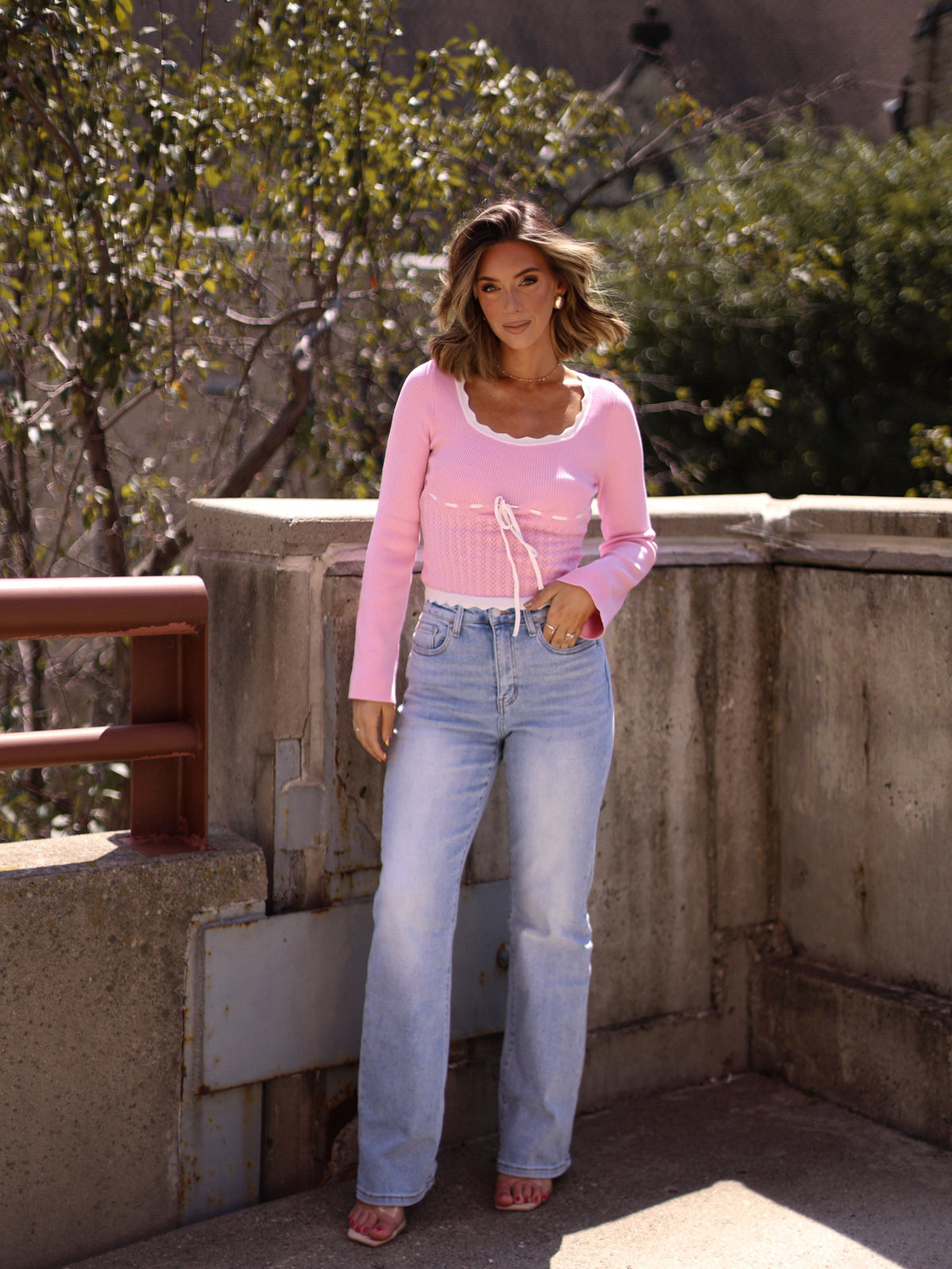 Vintage High Rise Flare LALA Jeans HJ186
