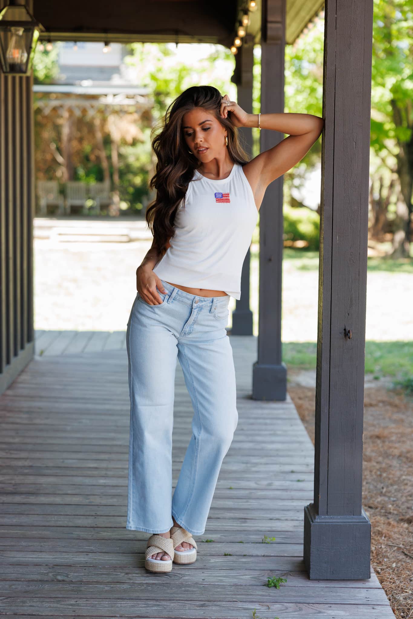 Just Black Low Rise Wide Denim