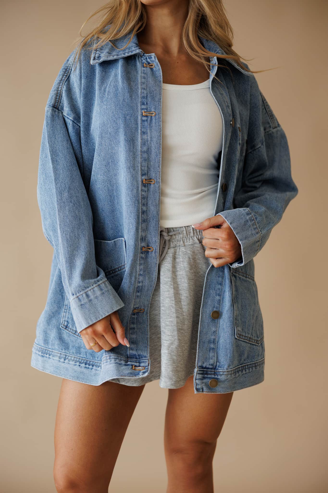 Boxy Cut Denim Jacket