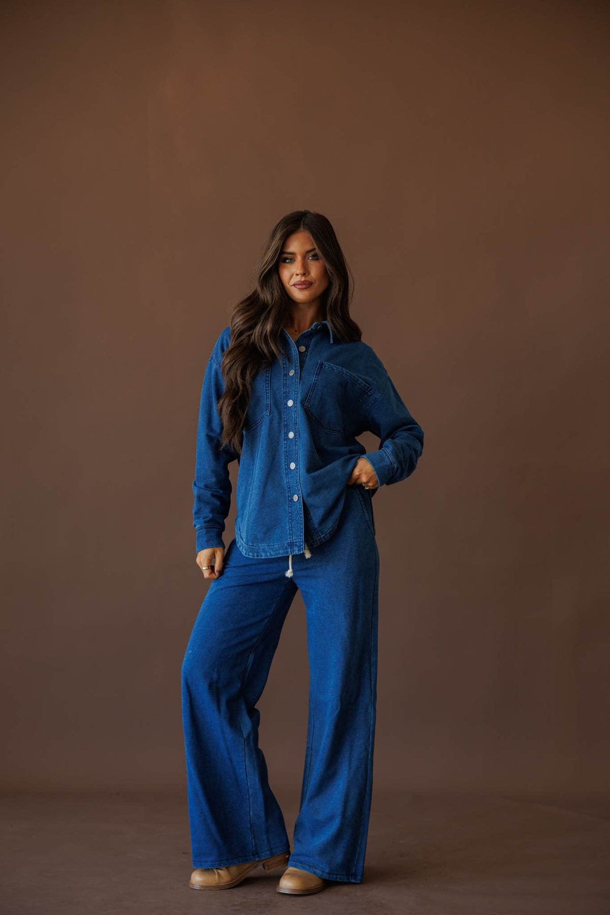 Wide leg trouser