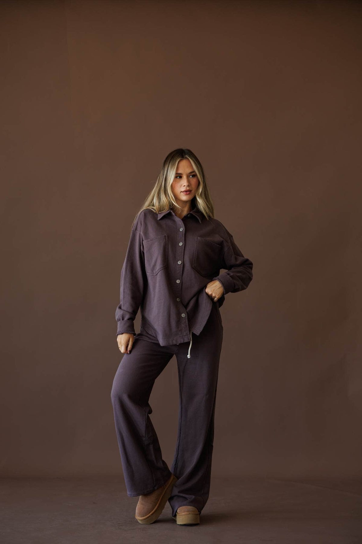 Wide leg trouser
