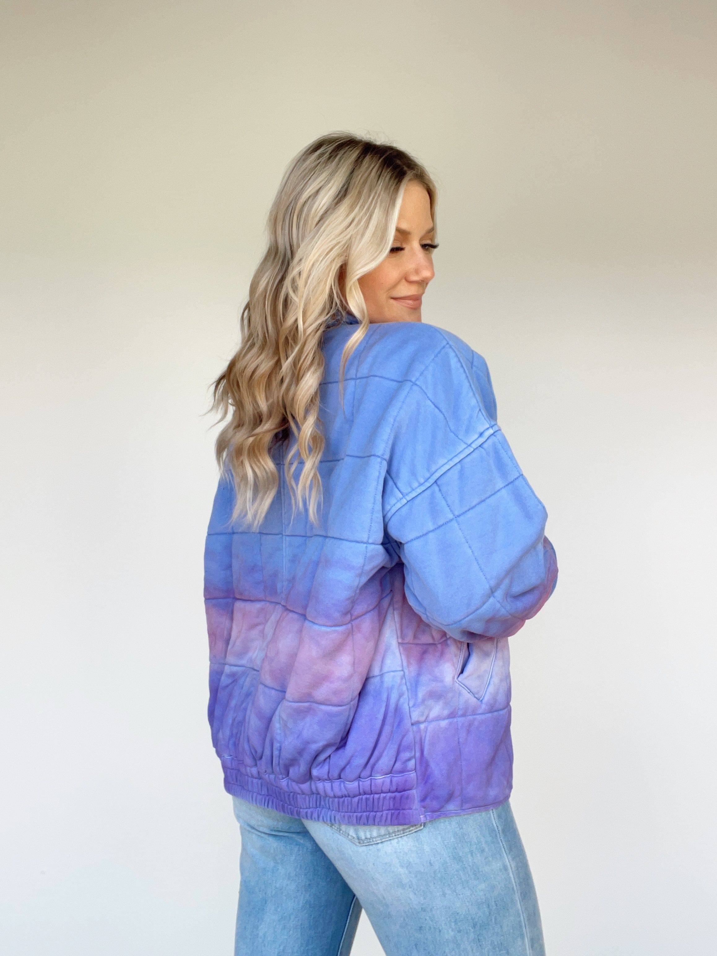 L6592-LANE blue/purple jacket by together