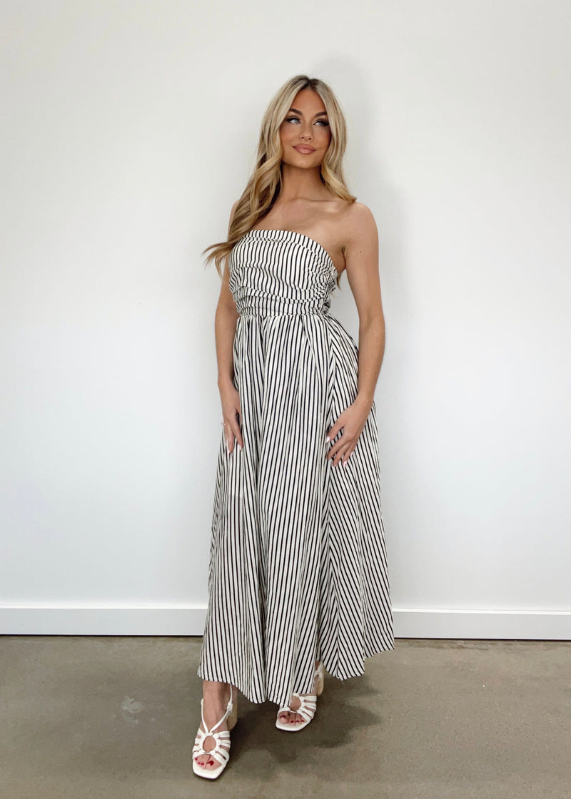 L6998 strapless maxi dress by together