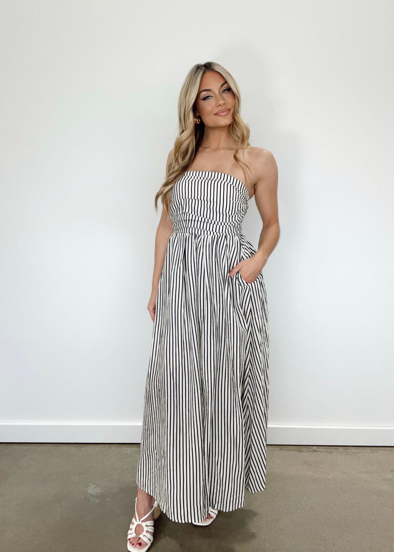 L6998 strapless maxi dress by together