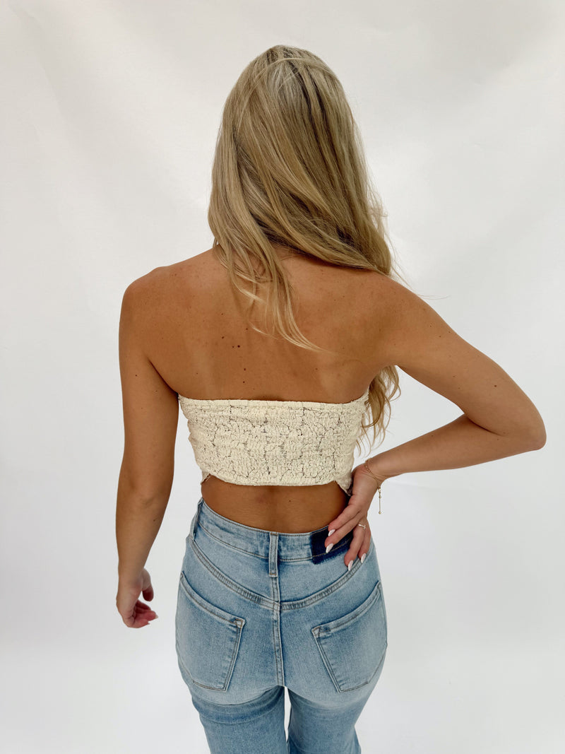 L7610 natural tube top by together