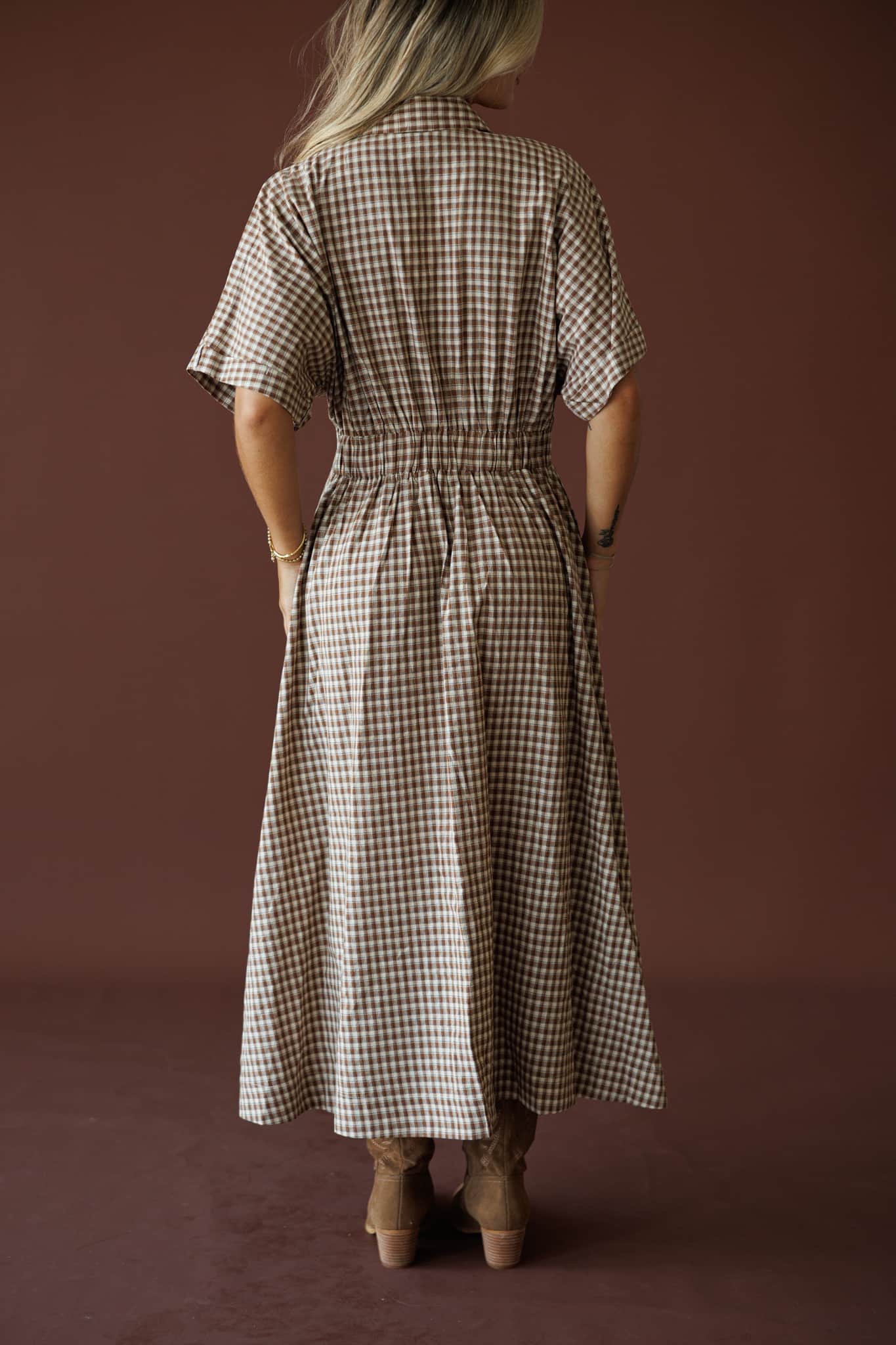 Harvest House Gingham Dress