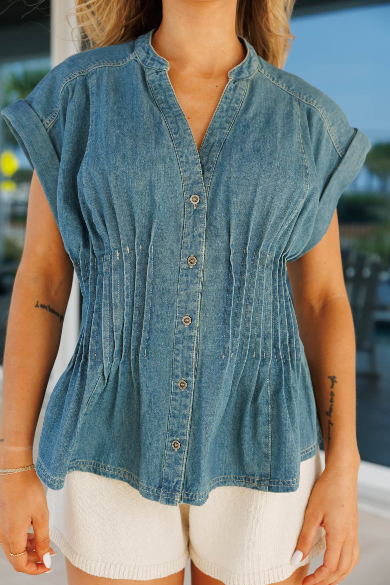 Cape Cod Denim Top