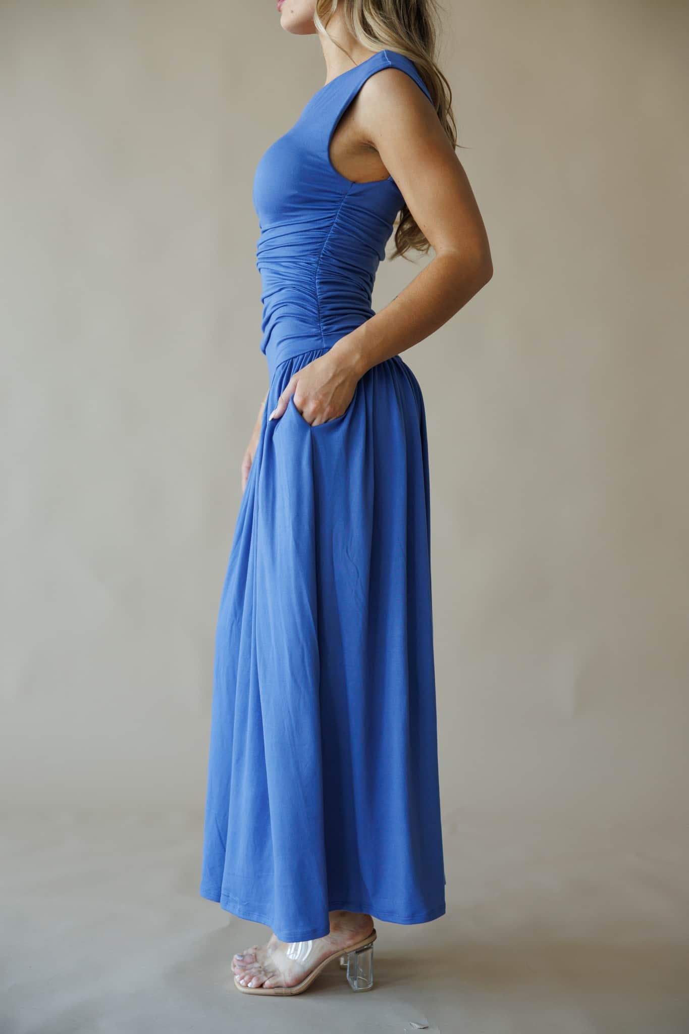 Ruched Maxi Dress