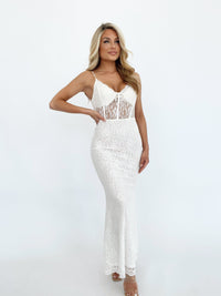 LE LOVE MAXI CUT OUT DRESS