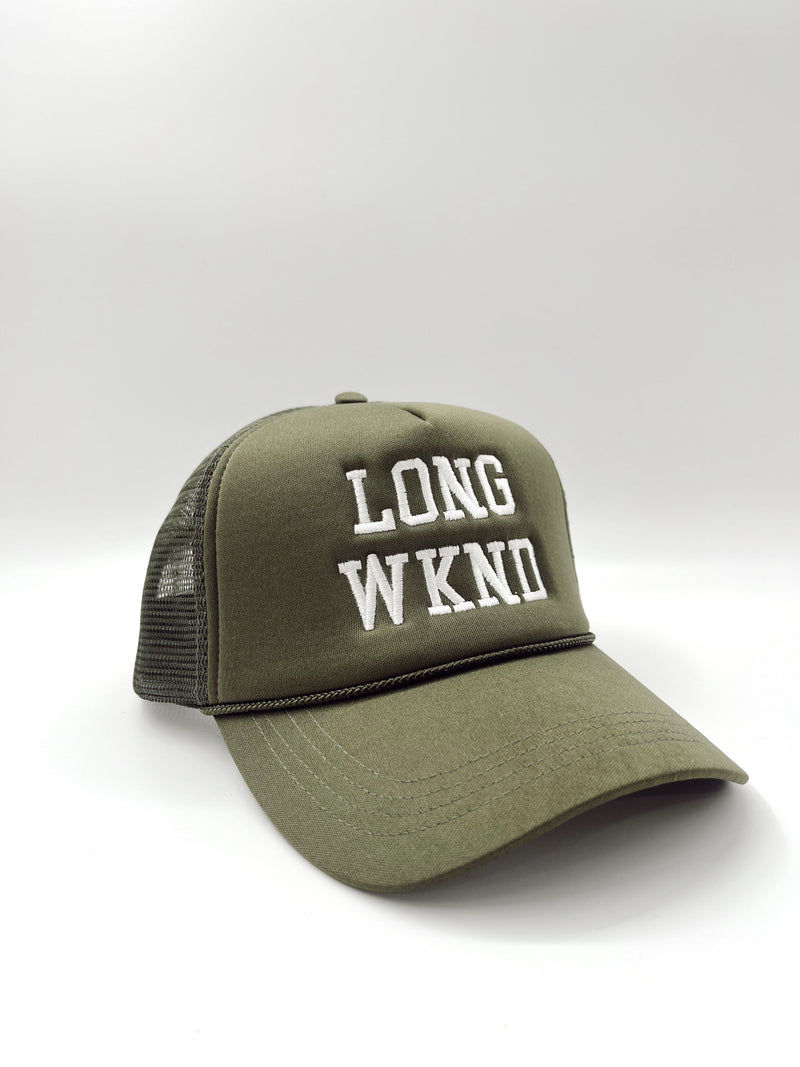 Long Weekend Trucker Hat Fashion City