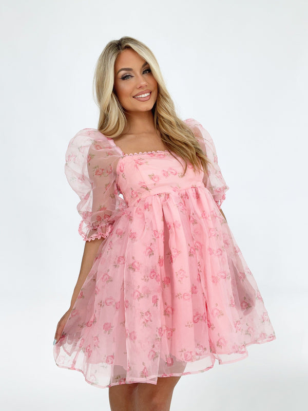 Love In Bloom Babydoll Dress MABLE