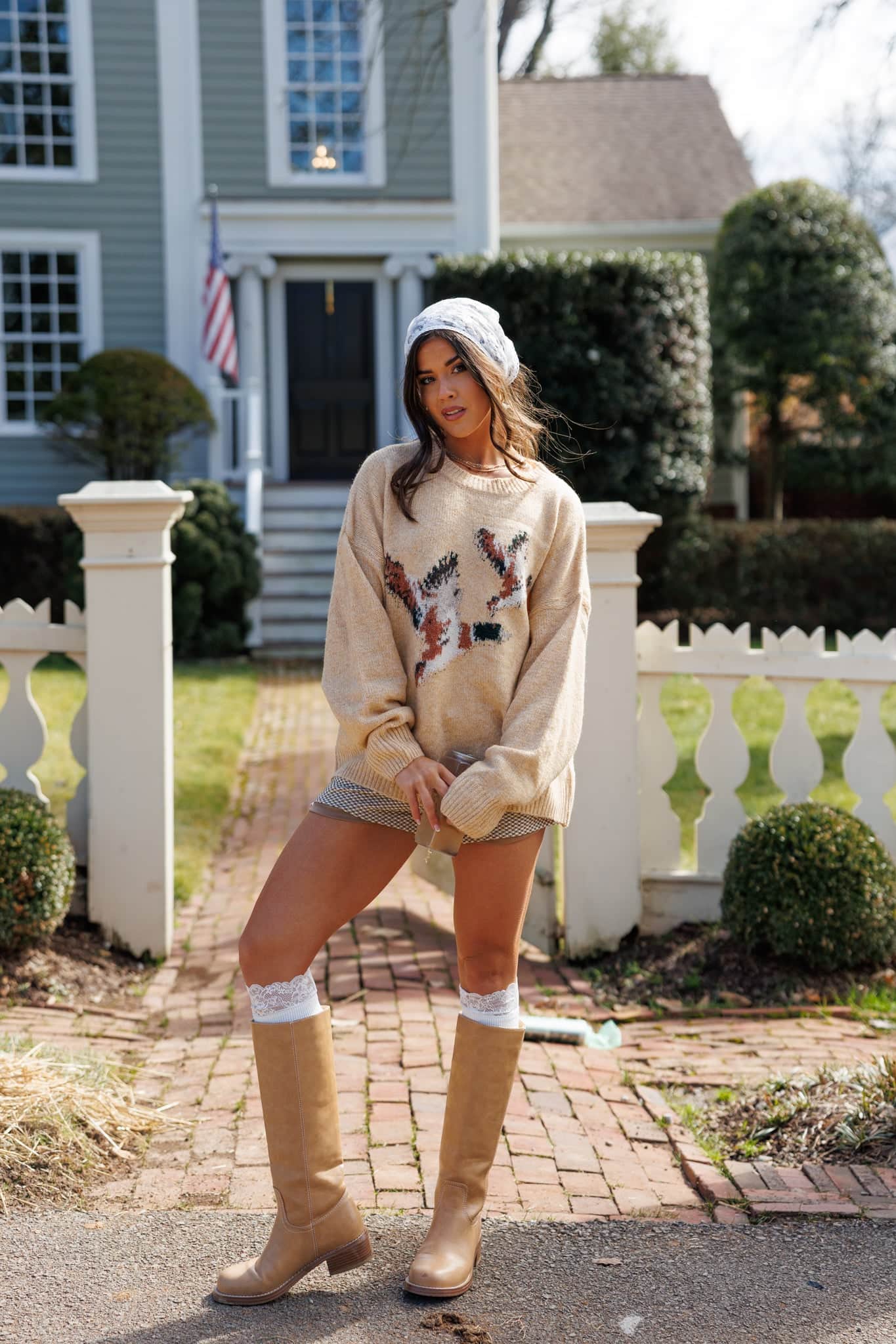 Mallard Duck Sweater | Cozy Graphic Knit Pullover | Lane 201