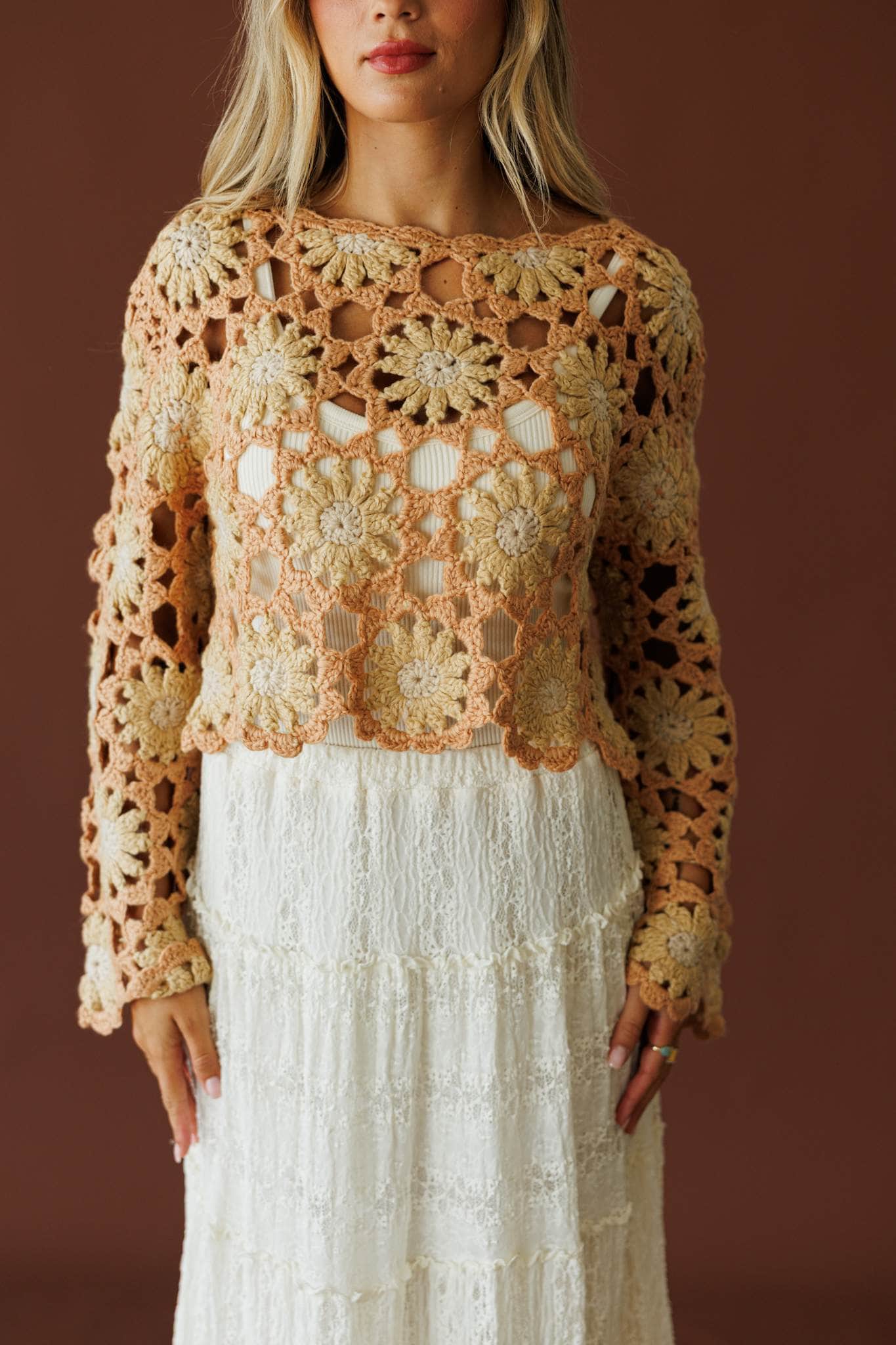 Meadowloom Crochet Top