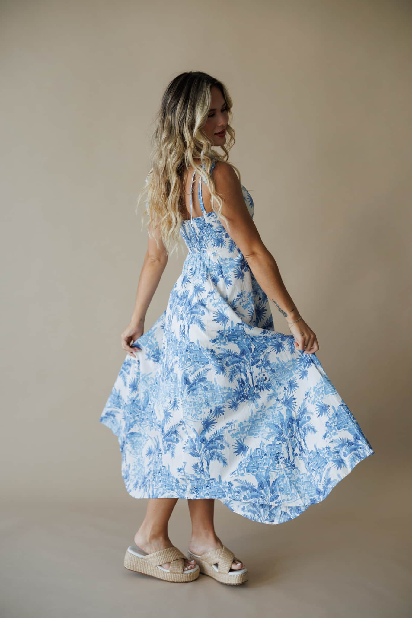 Mediterranean Daydream Maxi Dress