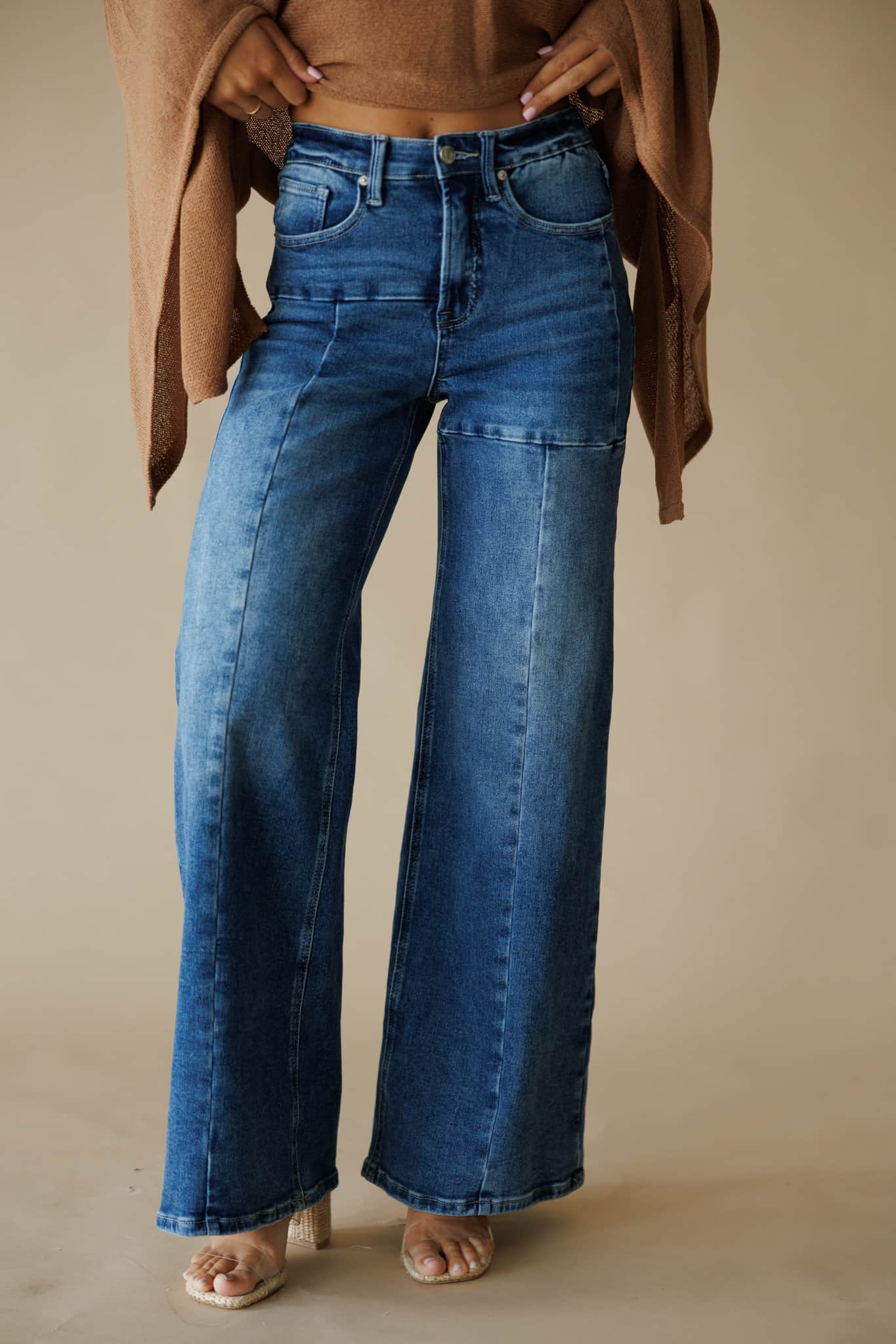 Midland Stretch Wide Leg Jean
