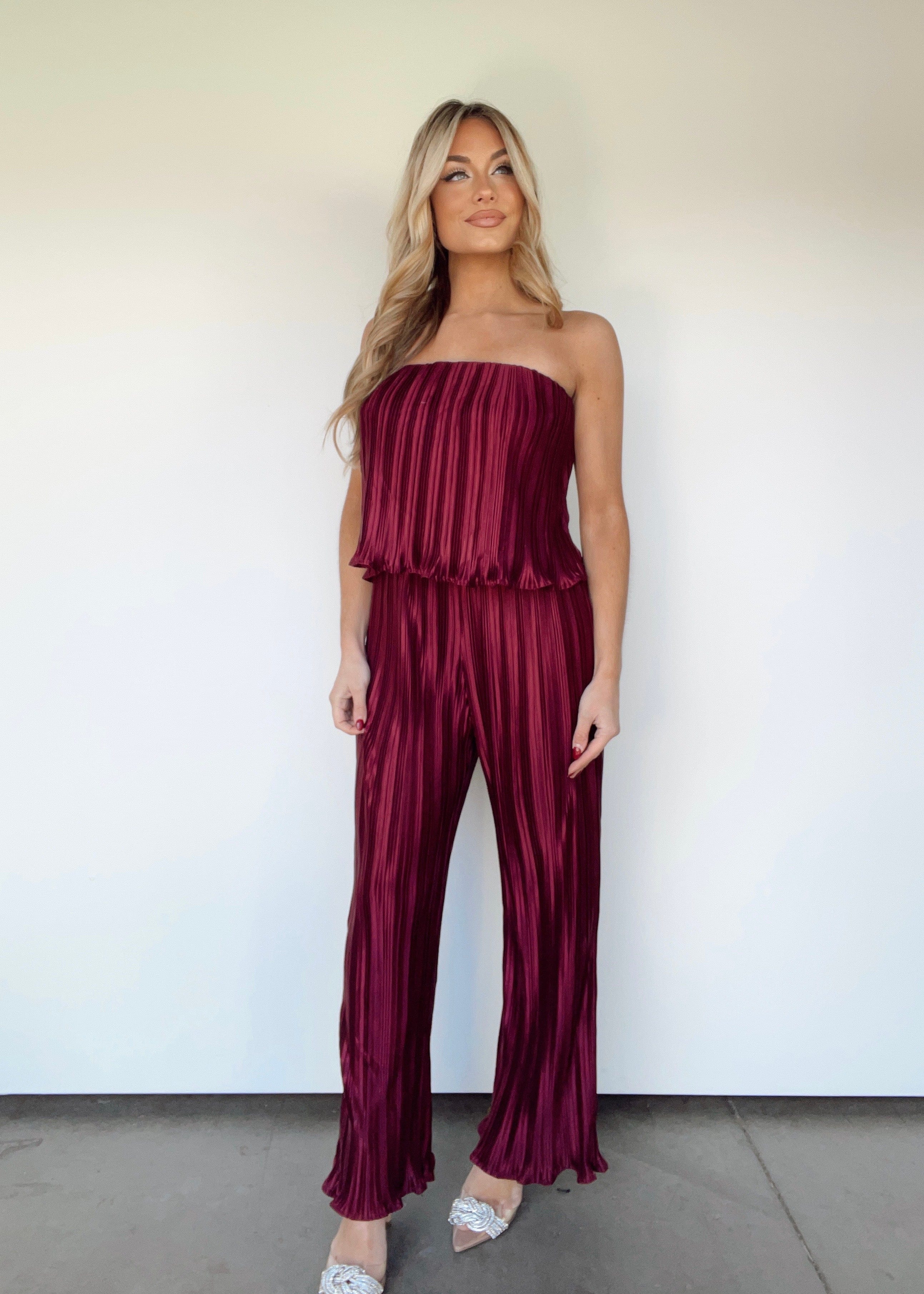 MM6700G-LANE strapless jumpsuit LE LIS