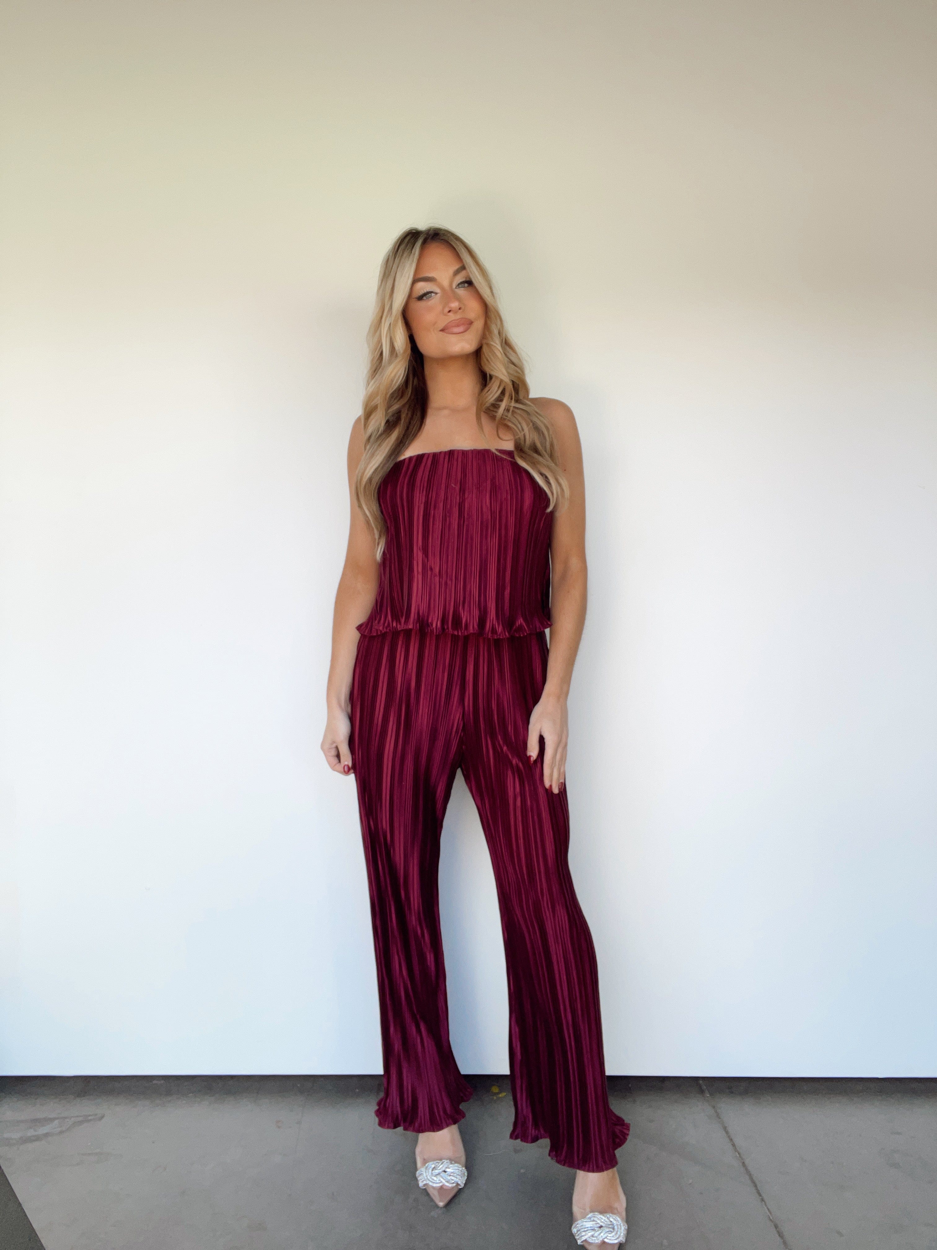 MM6700G-LANE strapless jumpsuit LE LIS