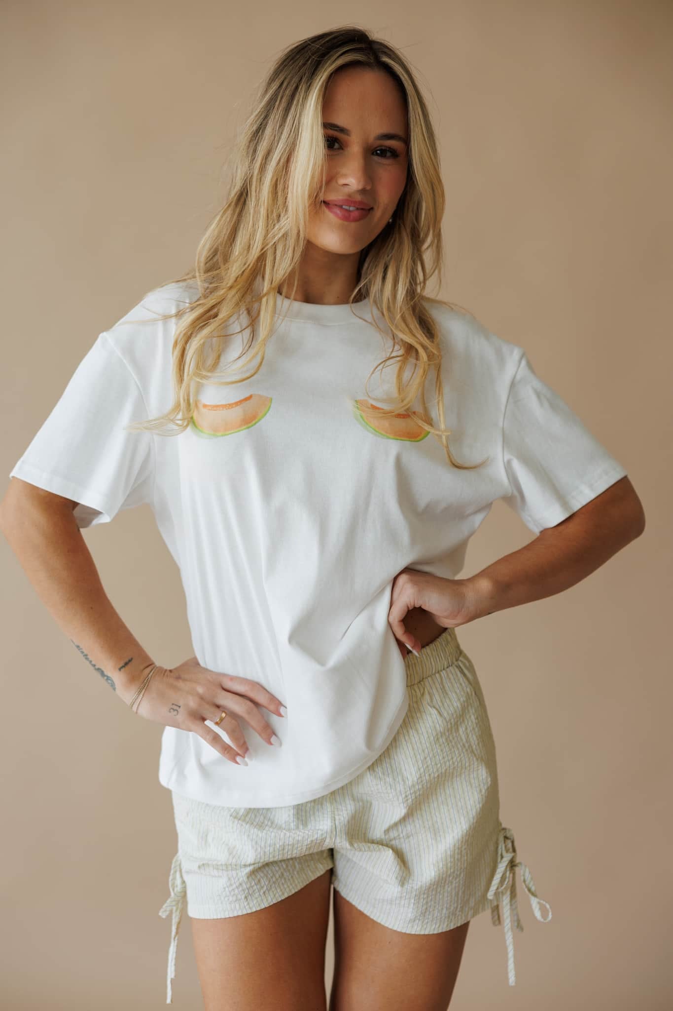 Melon Graphic Print Tee
