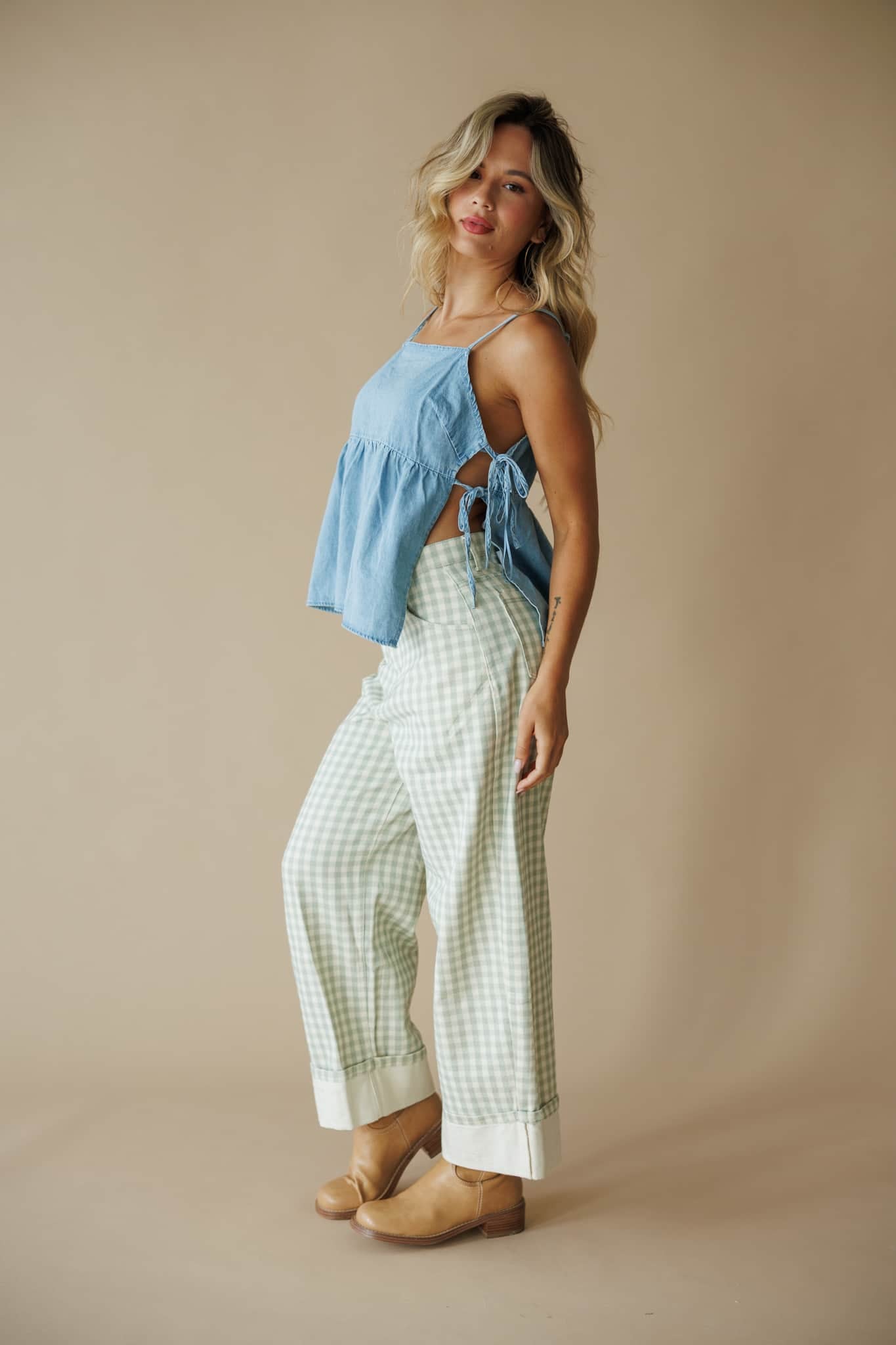 Chambray Crush Top