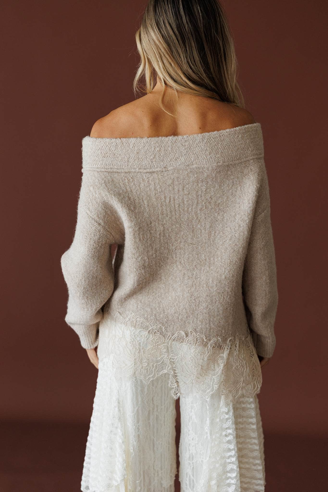 Candlelight Lace Sweater