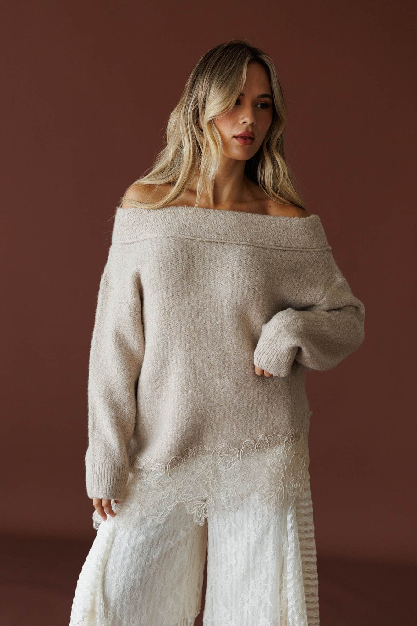 Candlelight Lace Sweater
