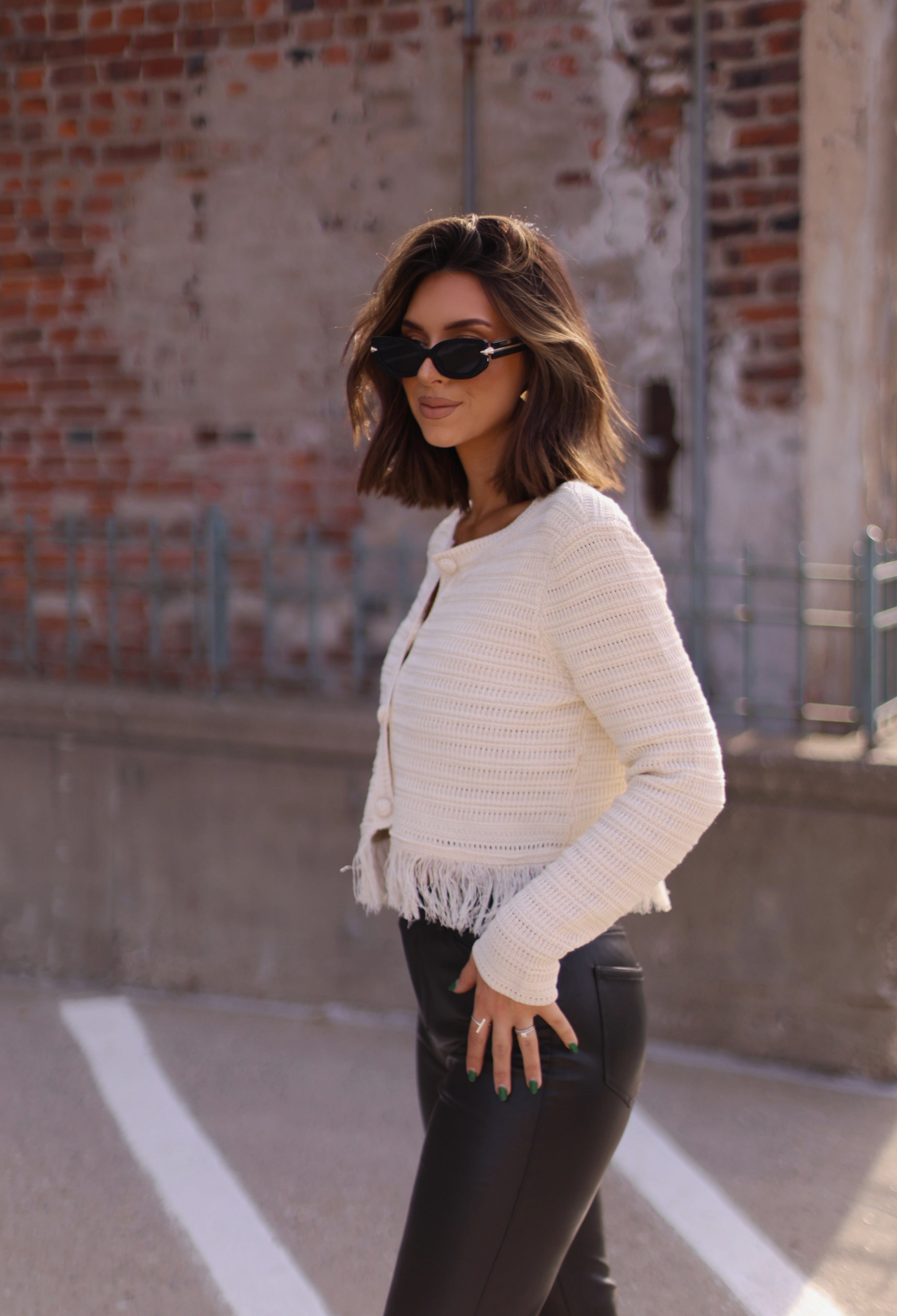 Natural Fringe Cardigan