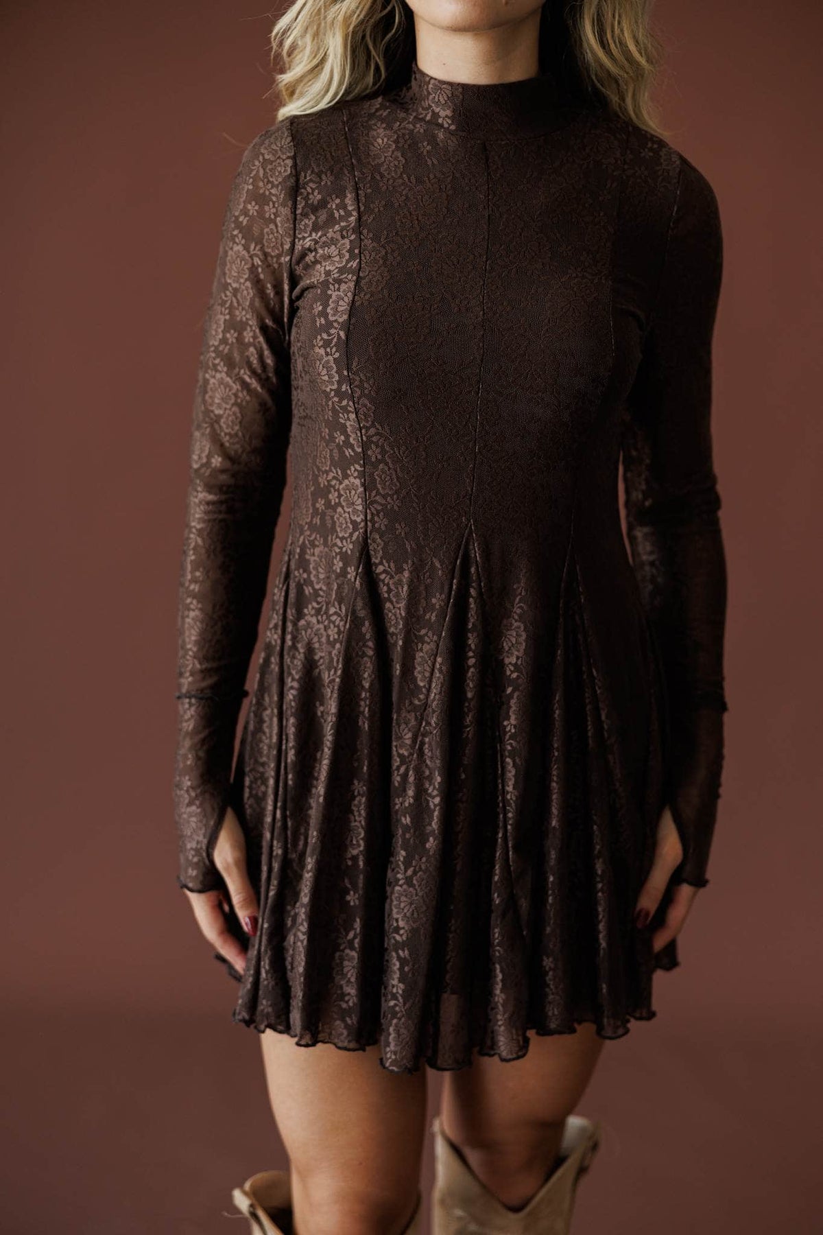 Portrait Lace Dress