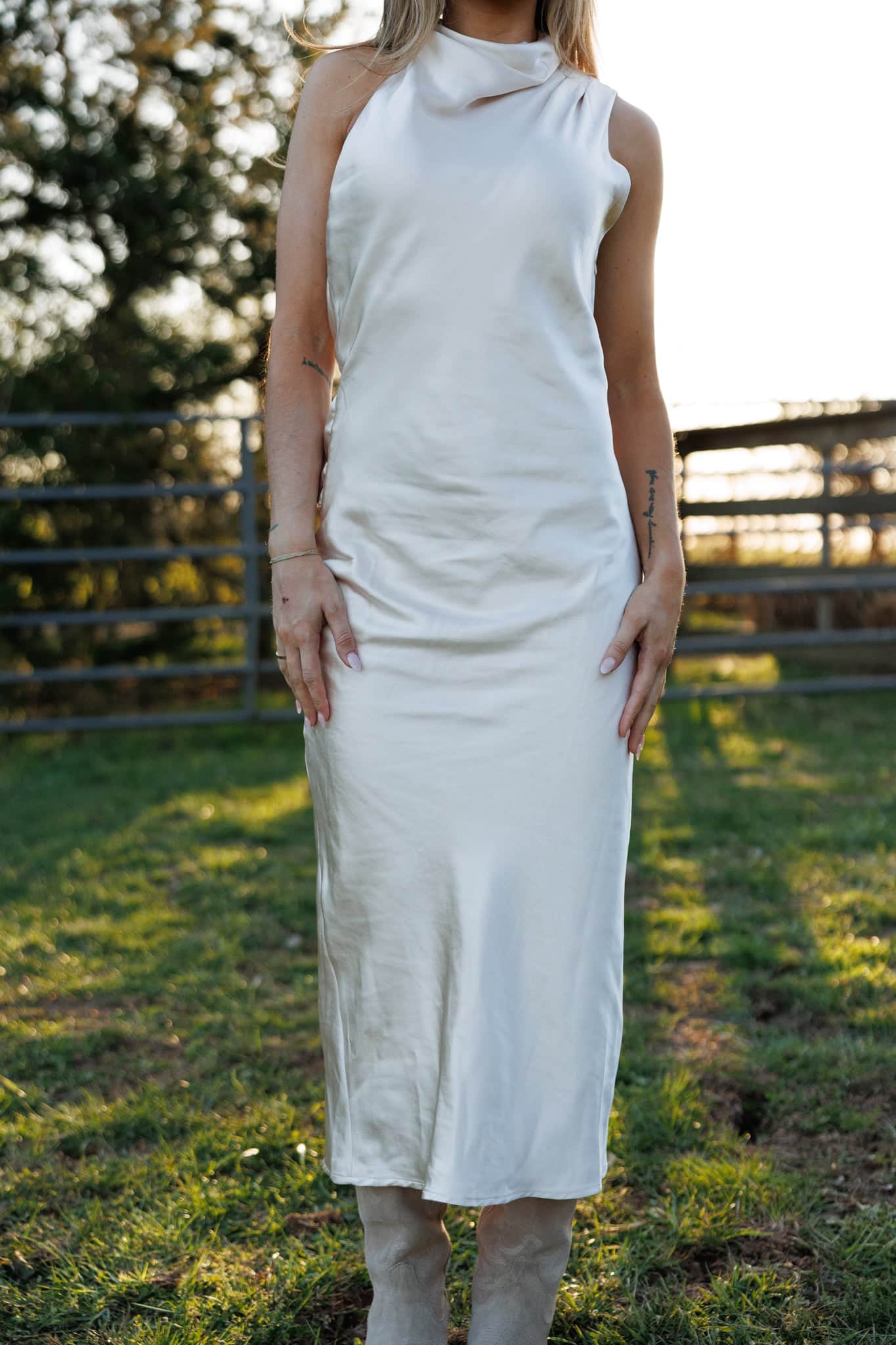 Night Before Satin Dress