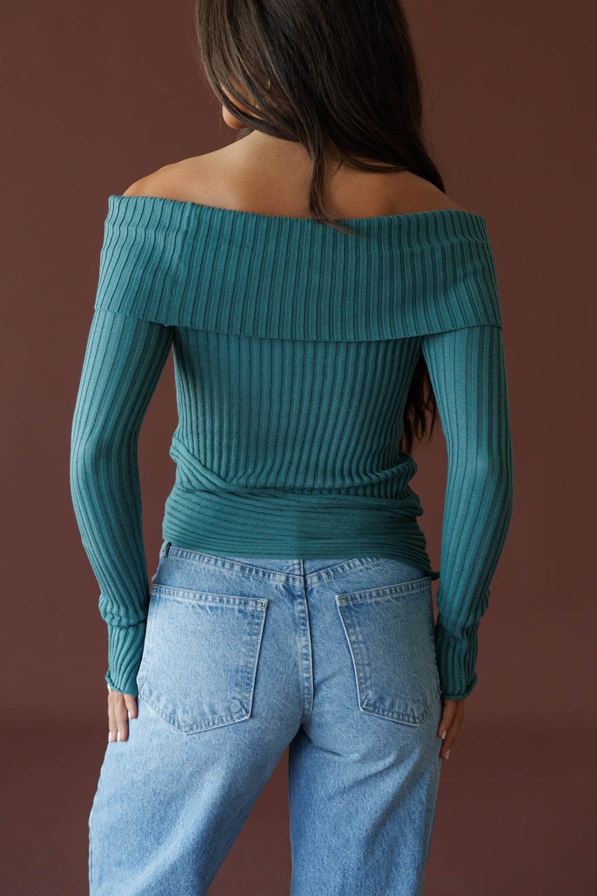 Off The Line Knit Top