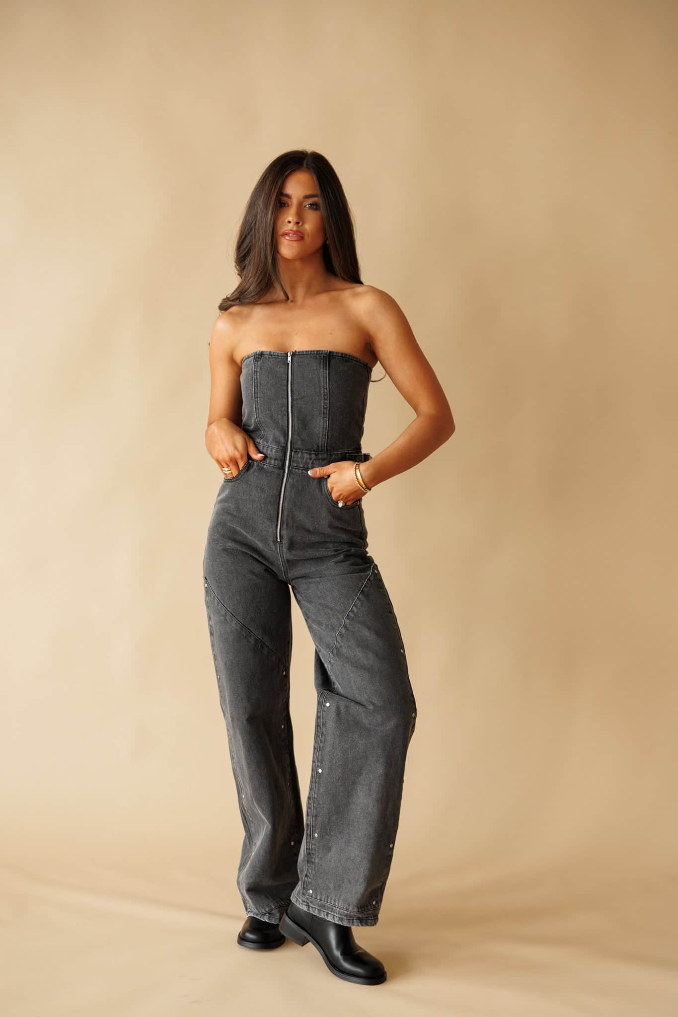 Outlaw Energy Denim Jumpsuit
