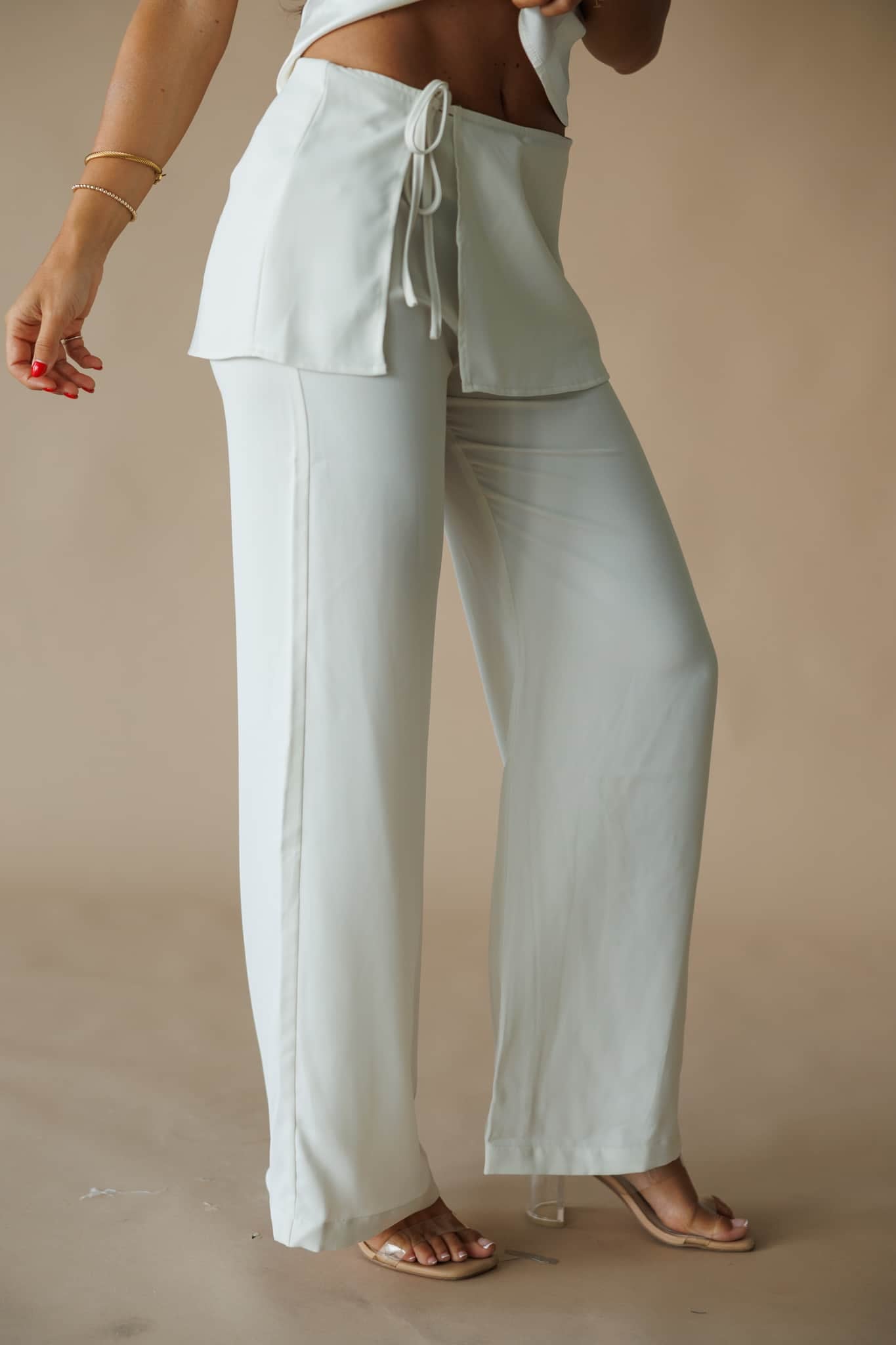 Pants with Mini Skirt | Overlapping Skirt Trousers | Lane 201