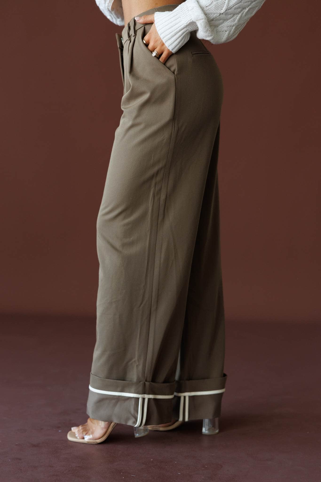 Nine To Five Cuffed Trousers